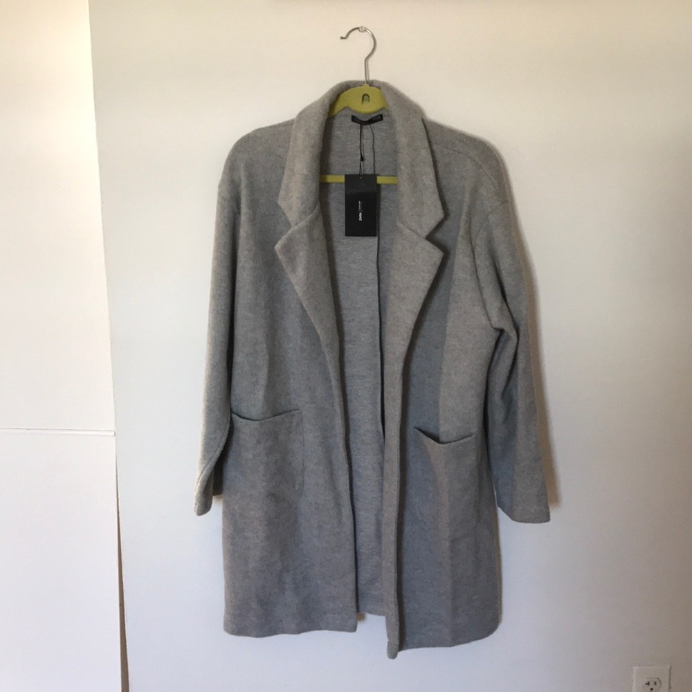 Zara Long Blazer-Cardigan